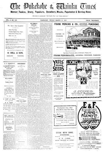 Issue page