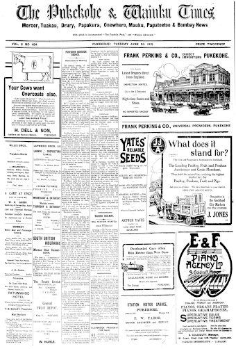 Issue page