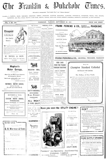 Issue page