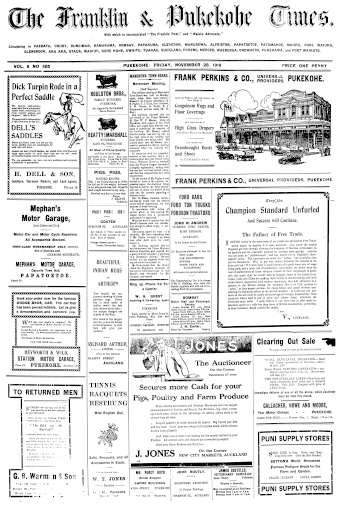 Issue page