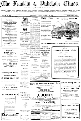 Issue page