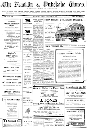 Issue page