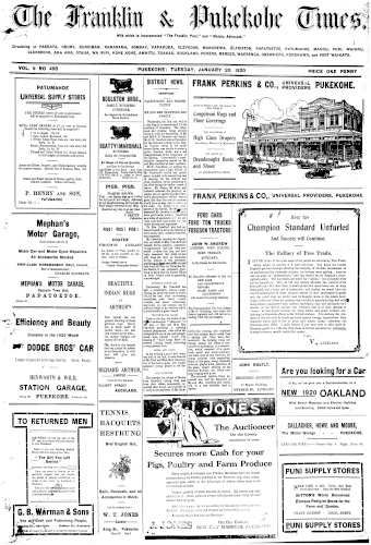 Issue page