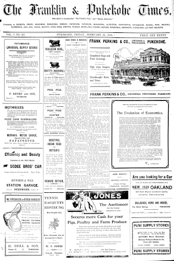 Issue page