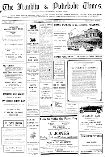 Issue page