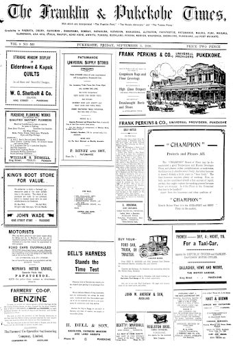Issue page