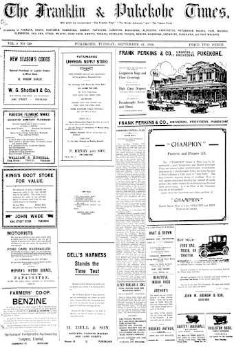 Issue page