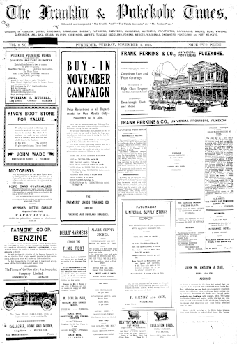 Issue page