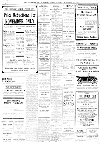 Issue page