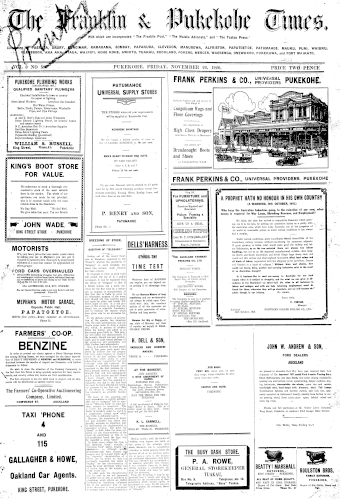 Issue page