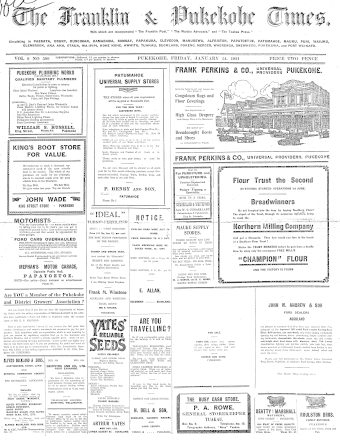 Issue page