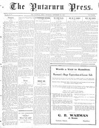 Issue page