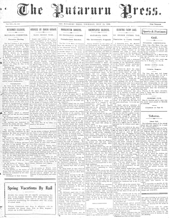 Issue page