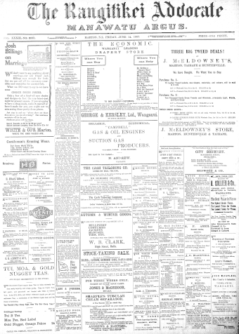 Issue page
