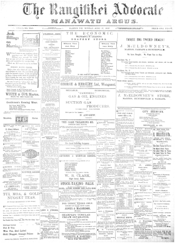Issue page