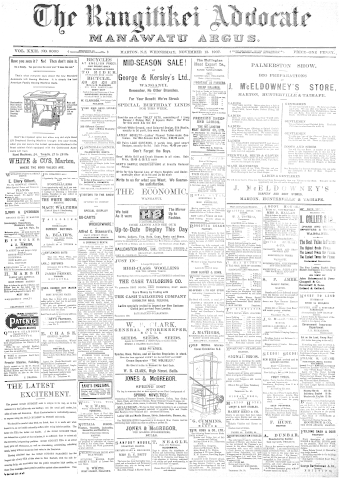 Issue page
