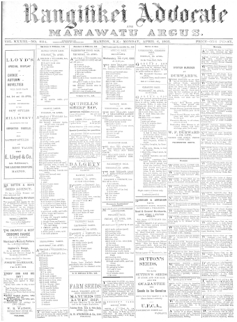 Issue page