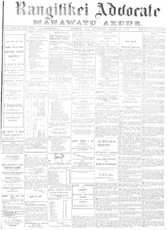 Issue page
