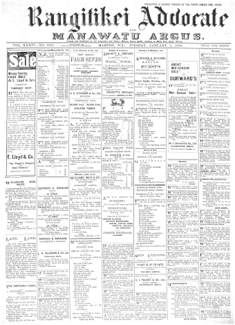 Issue page