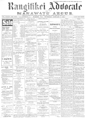 Issue page