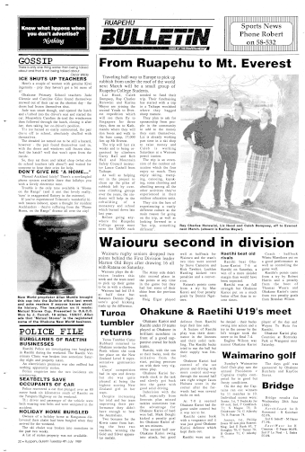 Issue page