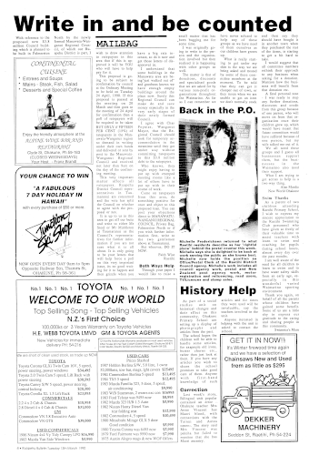 Issue page