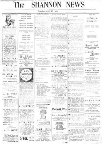 Issue page