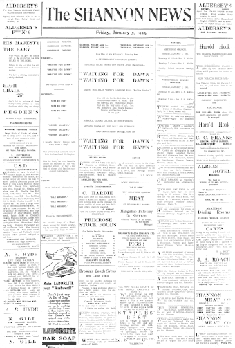 Issue page