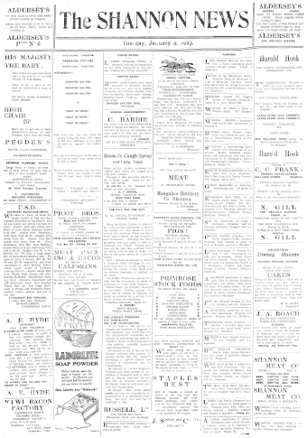 Issue page