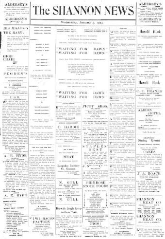 Issue page