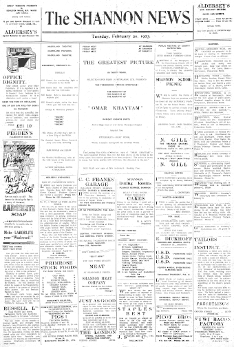 Issue page