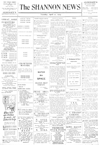 Issue page
