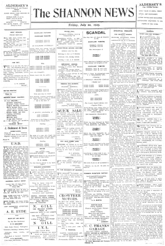 Issue page