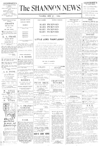 Issue page