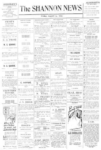 Issue page