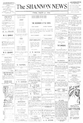 Issue page