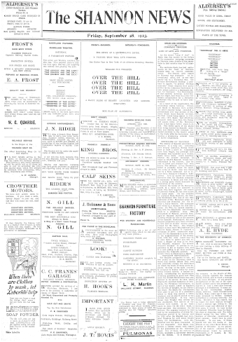 Issue page