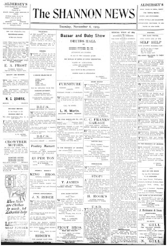 Issue page