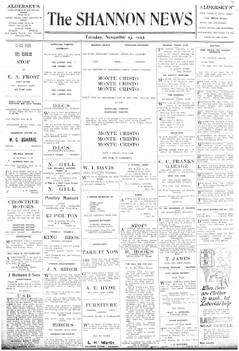 Issue page