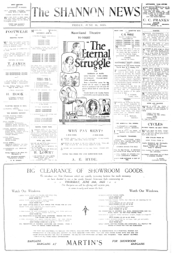Issue page