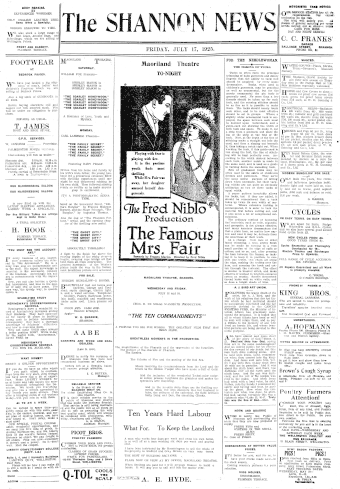 Issue page