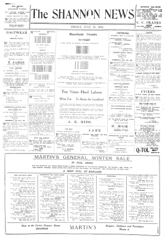 Issue page