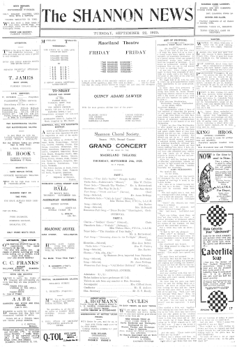 Issue page