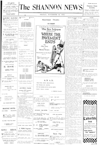 Issue page