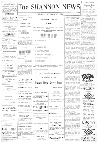 Issue page