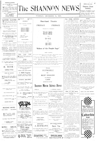 Issue page