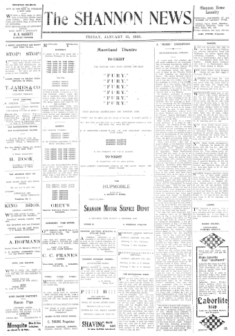 Issue page