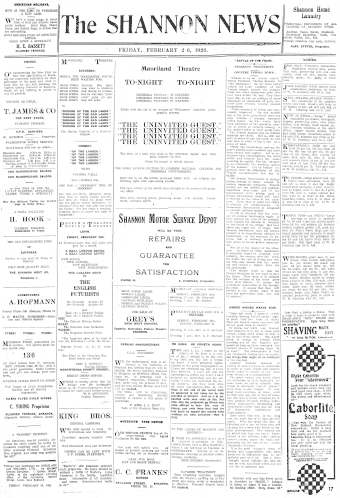 Issue page