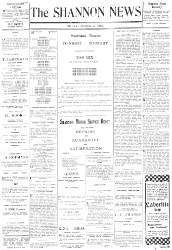 Issue page