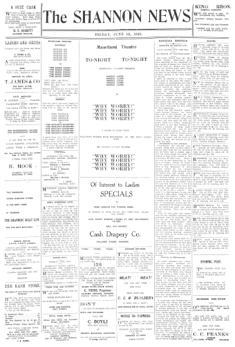 Issue page